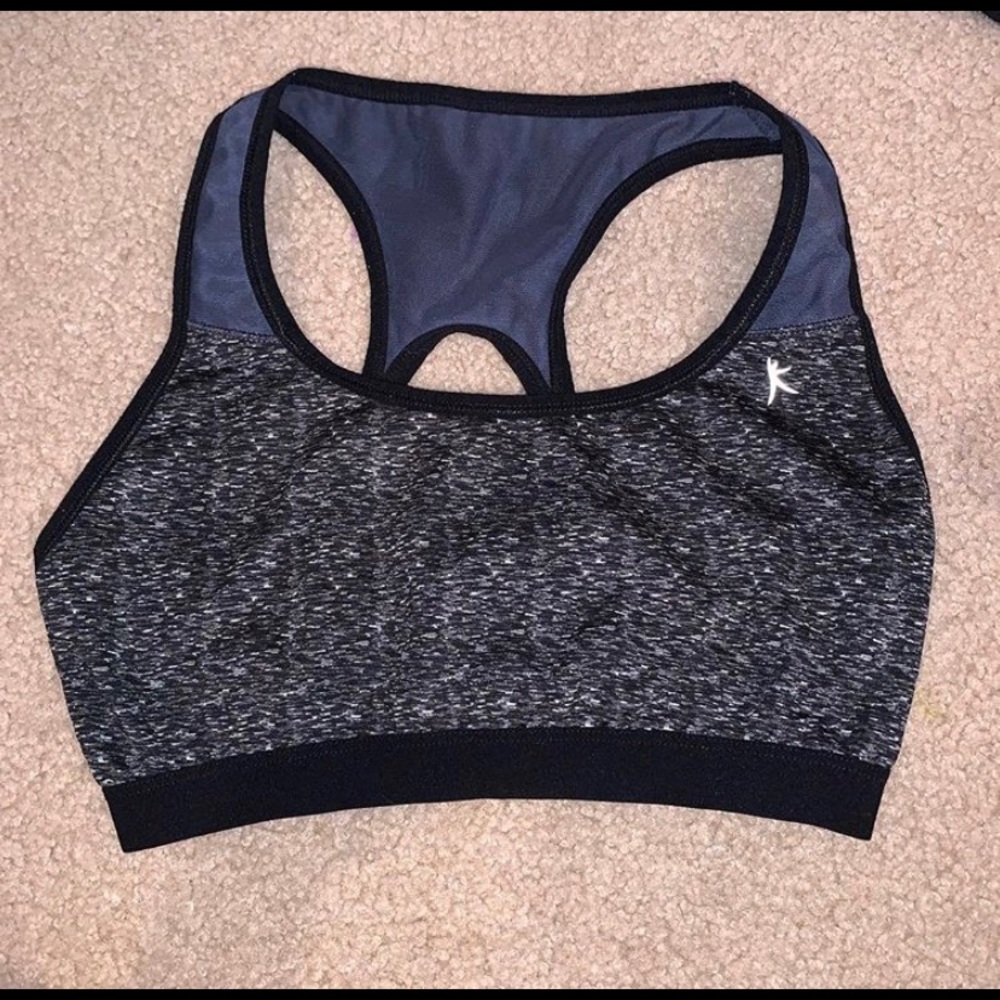 Grey danskin sports bra